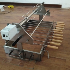 BBQ Cypriot kebab skewers top set Rotisserie with motor power