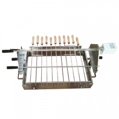 BBQ Cypriot kebab skewers top set Rotisserie with motor power