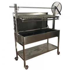 Adjustable traditional Asado bbq rotisserie argentine parrilla bbq grill