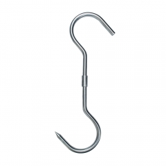 Stainless Steel S Hook Smoking Hooks Meat Processing for Hanging Drying BBQ Grilling Sausage Chicken Beef Hook Tool