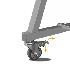 Stainless steel outdoor electric charcoal barbecue grill