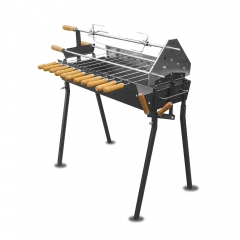 Stainless steel lifting roasted chicken beef Cyprus barbecue grill