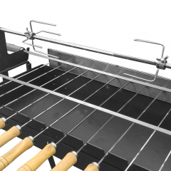 Stainless steel lifting roasted chicken beef Cyprus barbecue grill