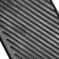 Cast iron double-sided fried meat patty steak pan