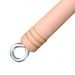 Wooden cast iron barbecue pan purchase barbecue accessories factory supplier