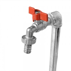 Outdoor home garden stainless steel foldable faucet