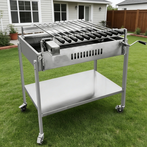 cypriot bbq stainless steel——Stainless steel chain Cyprus style barbecue grill