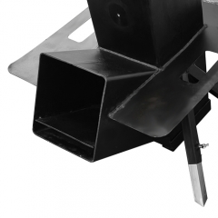 Outdoor Family Backyard Party Commercial Black Rocket Barbecue Stove
