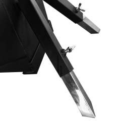 Outdoor Family Backyard Party Commercial Black Rocket Barbecue Stove