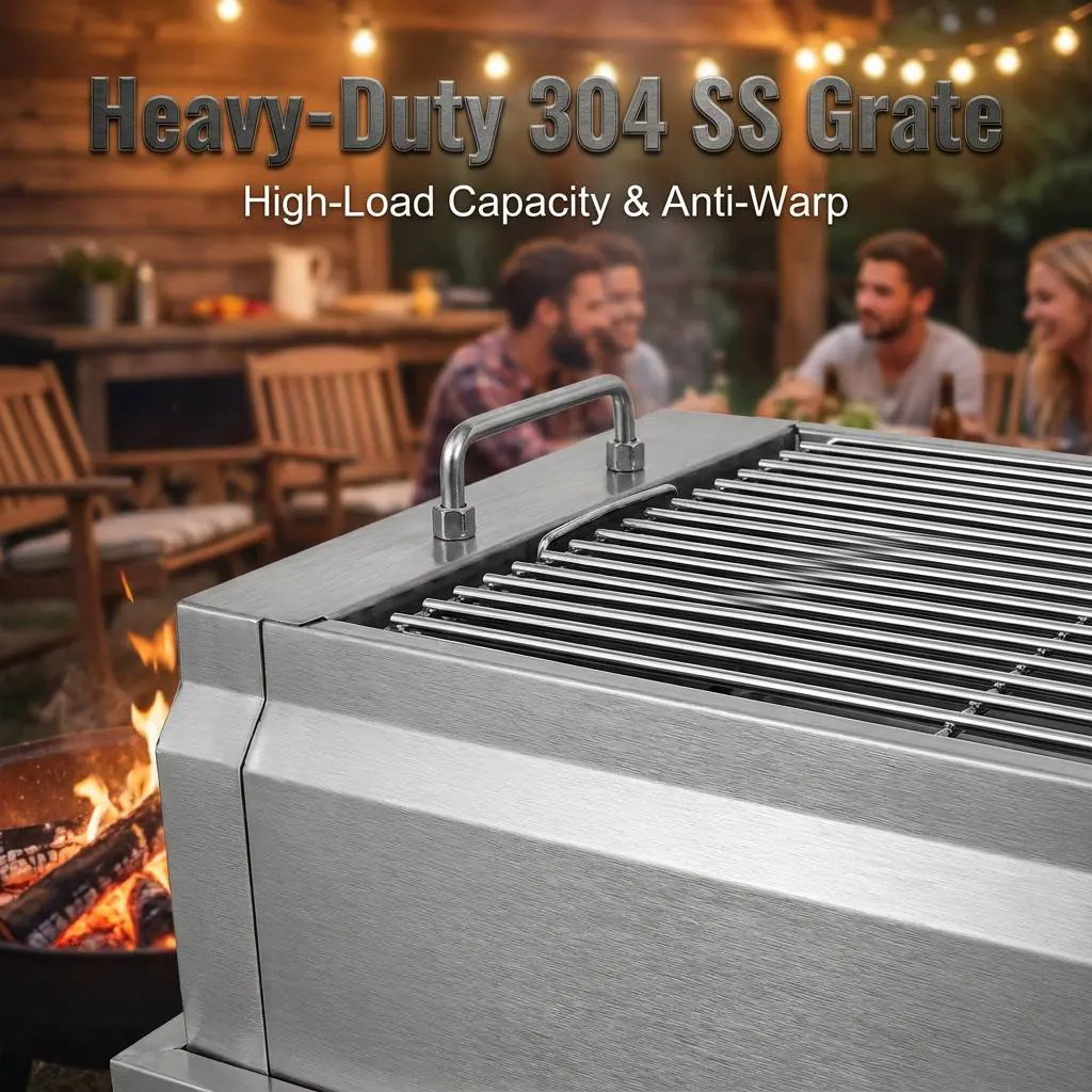 Precision Meets Performance: The Professional 304 Stainless Steel BBQ Station with Smart Airflow Technology